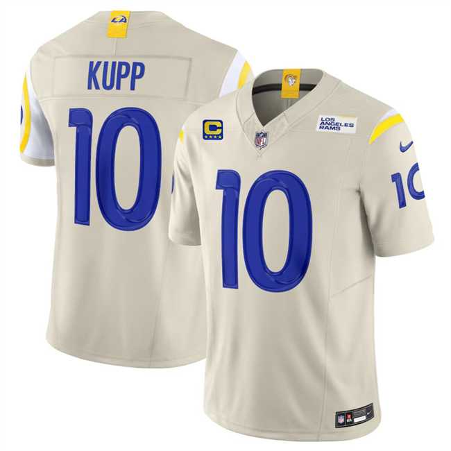 Men & Women & Youth Los Angeles Rams #10 Cooper Kupp Bone 2024 F.U.S.E With 4-Star C Patch Vapor Limited Stitched Jersey,We sell and wholesale Men & Women & Youth Los Angeles Rams #10 Cooper Kupp Bone 2024 F.U.S.E With 4-Star C Patch Vapor Limited Stitched Jersey on line form chian!